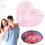 Valentine candy-shaped fillable jars for DIY sweets 6 pcs 8