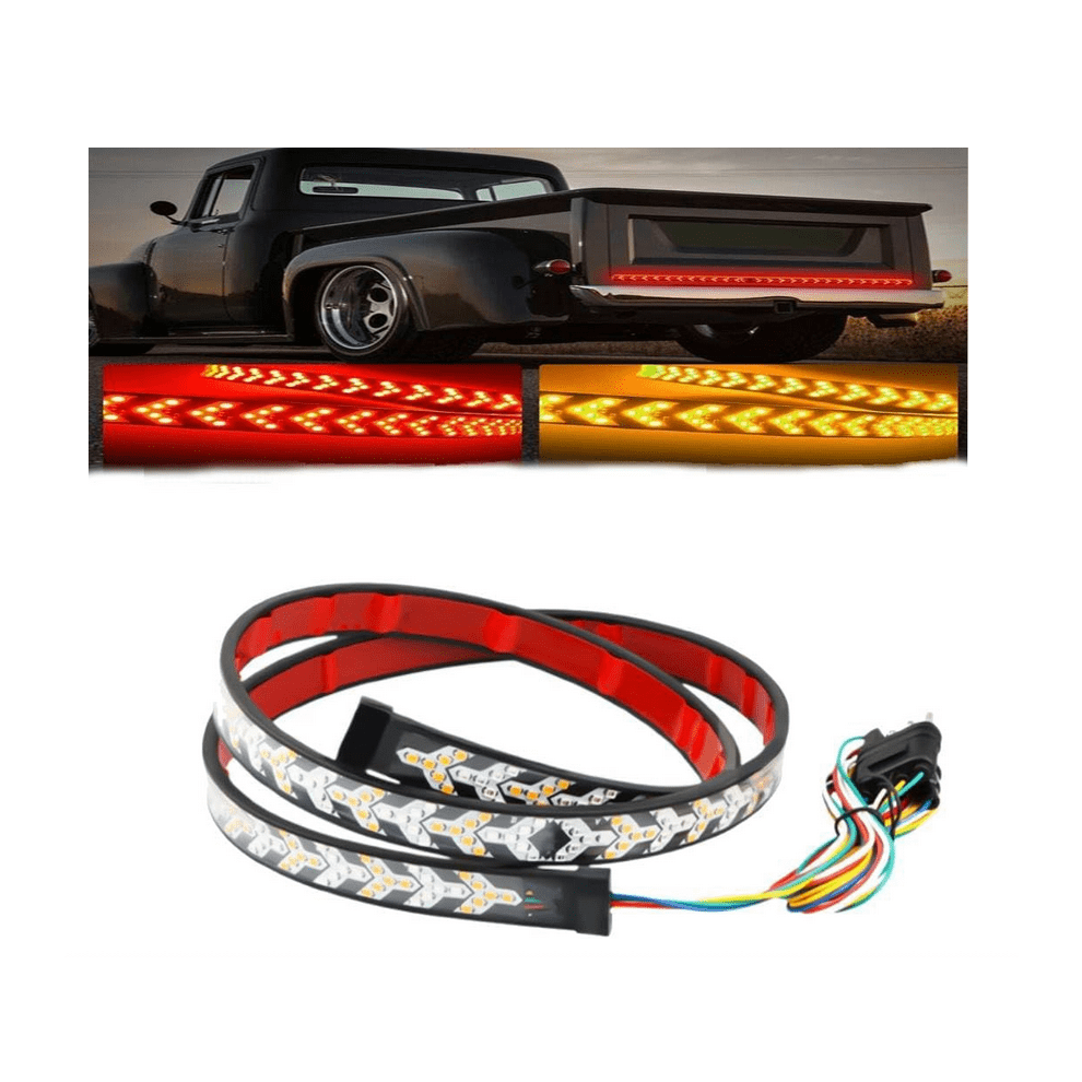 Fishbone Led Tailgate Bar Â Brake, Running, Sequential Turn Signal For Truck/Suv/Rv (2M), Compatible With 12V Systems Light 9426043633868