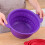 Foldable Silicone Colander for Fruits and Vegetables 4