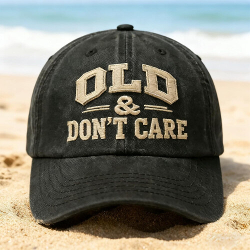 Justerbar vintage baseballcaps med trykk 2