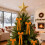 Fluwelen kerststrik van vintage lint, 26 cm 3