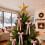 Fluwelen kerststrik van vintage lint, 26 cm 4