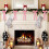 Fluwelen kerststrik van vintage lint, 26 cm 7