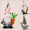 Easter Bunny Doll White Beard Old Man Decoration 4