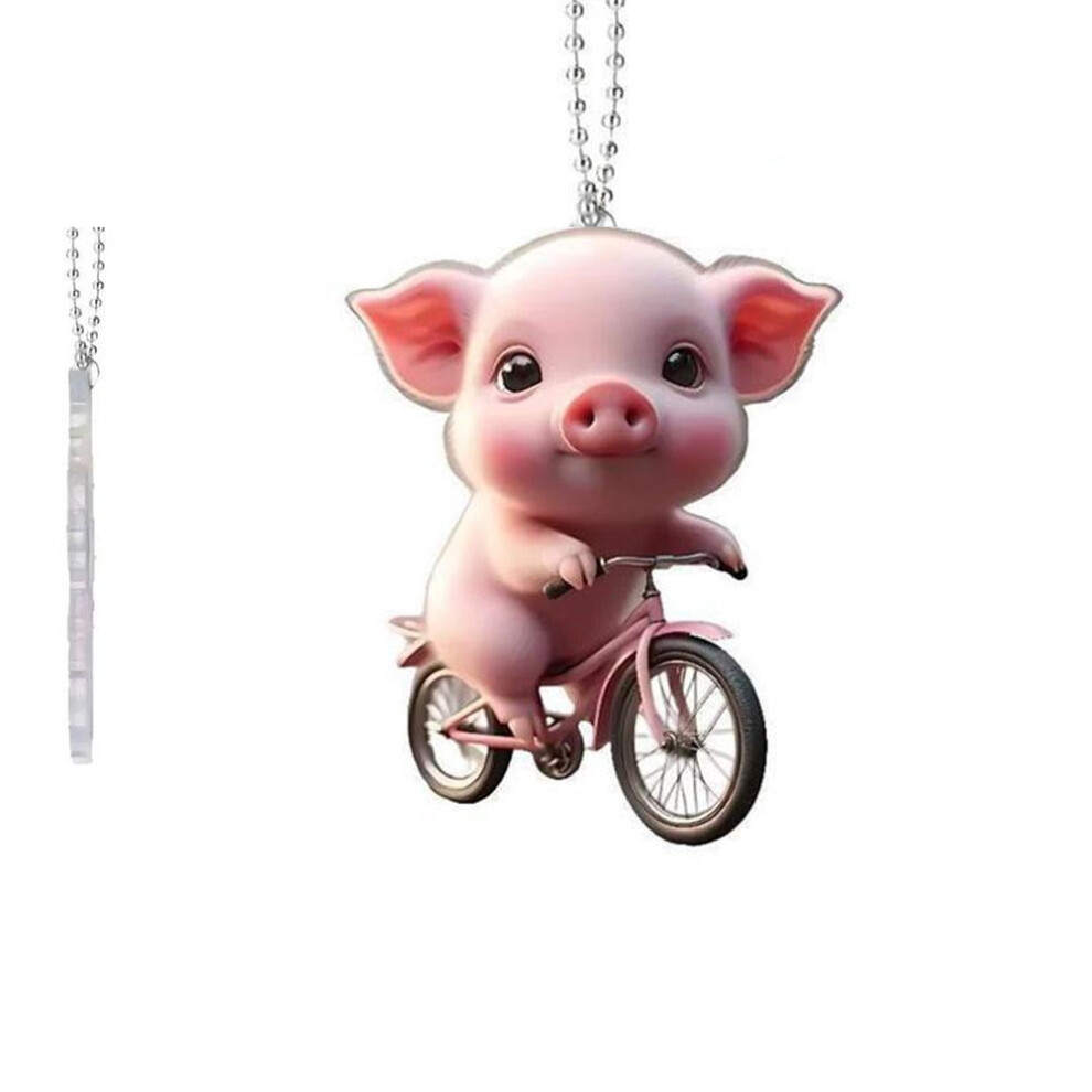 Pig Car Hanging Ornament For Rearview Mirror 9032631909415