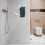 Porte-serviettes pivotant mural robuste à 3 bras, 10,43 x 8,46 4