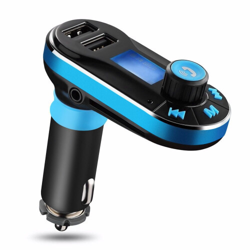 Car FM Transmitter with Dual USB Charging and Hands-Free