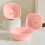 Lavatório portátil espesso rosa 8,8x8,8x3,5 polegadas (1 unidade) 4