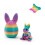 Påske 3D-printet kanin-egg fidget-leke 1 stk. 1
