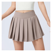 Women's tennis skorts stretchy quick-dry V-cut pleated