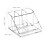 Transparente Make-up-Organizer-Schale mit 6 Fächern 2