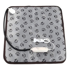 Almofada térmica ajustável para animais de estimação, ideal para cães e gatos de pequeno porte.