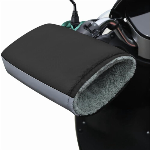 Winter Handlebar Gloves Waterproof Thick Lined Universal Fit 2