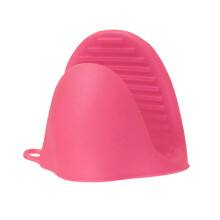 Gants de cuisine roses en silicone (2 pièces)
