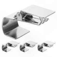 Cleme rezistente pentru covoare, argintii, pachet de 4, 7,5 x 4,8 x 3,8 cm