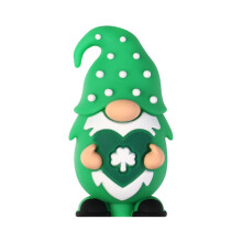 40 3D-Silikonperlen für . Patrick's Day