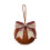 Green Velvet Bauble with Red Bow, 8cm 1