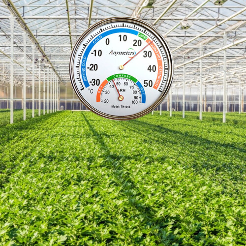 Vægtermometer Hygrometer Metalkabinet 1 enhed 2