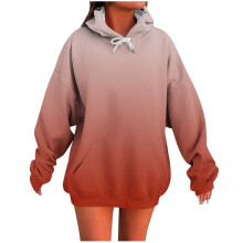 Hoodie Priontáilte Grádáin do Mhná Barr Fad Fada Muinchille Fada Ócáideach Compordach Dearadh Stylish le haghaidh Caitheamh Laethúil Píosa