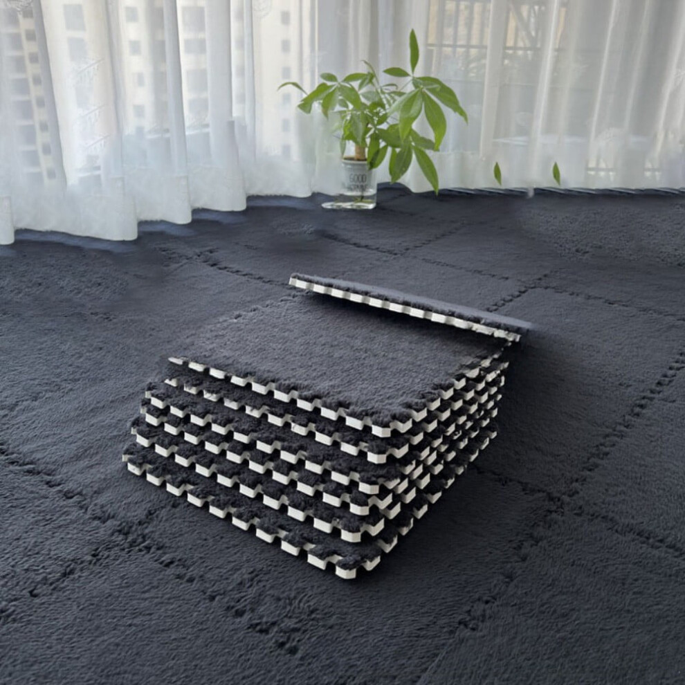 Soft Interlocking Plush Foam Floor Mat Square Tiles for Comfortable Flooring