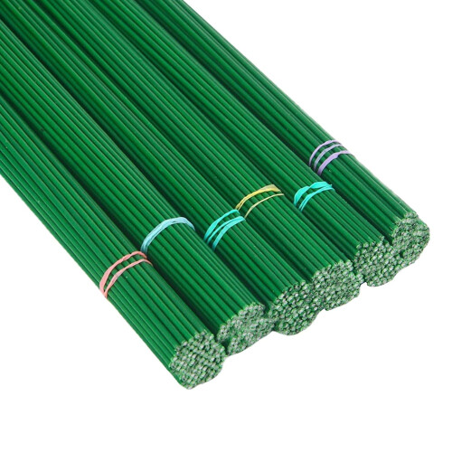 Σύρμα για κοτσάνια 14Gauge πράσινο με λουλούδια 30cm & 40cm 100 τεμάχια