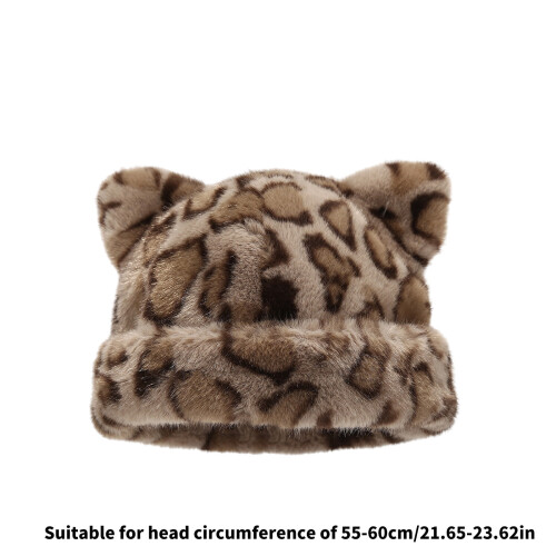 Bear-Ear Ushanka Καπέλο Unisex Λούτρινο Χειμερινό καπέλο 2