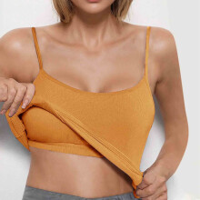 Camisole Tops for Women with Built in Bra Casual Basic Cami Tanks Sleeveless Slim Fit Tops Camisole Workout Tops Scoop Neck Camisole Top