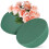 2er-Packung grüne halbkugelförmige Steckschaumblöcke 1