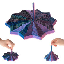 3D-tulostettu fidget-tähtilelu kahvoilla stressin lievitykseen