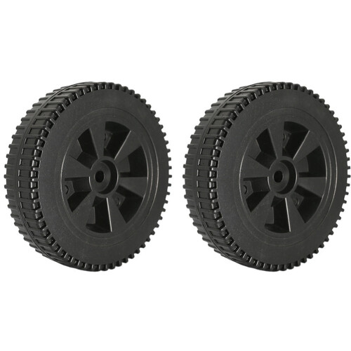 Udskiftning af grillhjul 15,2 cm, sort, 2-pak