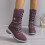 Botines morados para mujer, talla 36 1