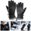 Warme Winterhandschuhe, winddicht, wasserdicht, Touchscreen-kompatibel, 1 Paar 1