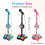 Microphone with Stand Pink Adjustable Height 2