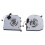 Koelventilator/koelblok voor CPU- en GPU-koeling van Dell Precision 5530 laptop. 1
