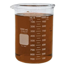 Vaso graduado de forma baja de 1000 ml con pico vertedor