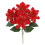 13 tommer kunstige julestjerneblomster udendørs UV-resistente 5
