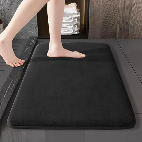 Koraalfluwelen antislip badmat 1
