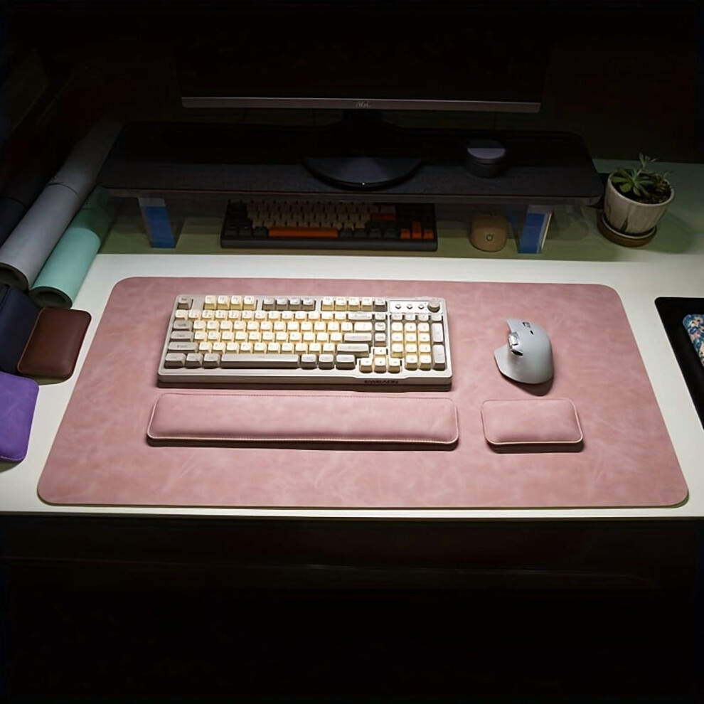 3-Piece Desk Mat Set: Pvc Mouse Pad, Keyboard Wrist Rest & 9058772208545