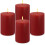 NestE4-Pack 2" x 3" orangefarbene Stumpenkerzen 1
