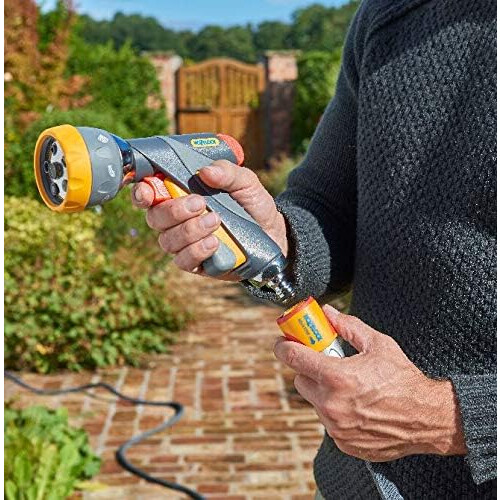Hozelock HOZELOCK - Multi-Jet Spray Gun Pro : For Intensive Use, Multi-task Gun, Ergonomic, Comfortable to Use and Robust, Lockable and Flow-controlled: 7 1