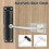 Spring Buffer Automatic Door Closer Adjustable Speed Door Closer Mute Soft Closing Door Convert Hinged Doors to Self-Closing 2