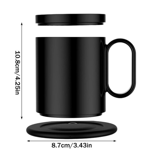 Selbstheizender Kaffeetassenwärmer mit Qi-Wireless-Ladegerät – 1