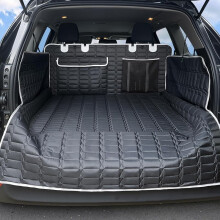 Protector impermeable para el maletero de un SUV, ideal para perros, con solapa protectora en el parachoques.