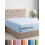 Cearșaf cu fermoar Sky Blue Queen, buzunar adânc de 60 cm 1
