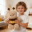 Blød og fluffy bamse i bikostume, 1 stk. 1