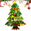 Felt Lighted Christmas Tree Decor for Toddlers – 103x69cm 1