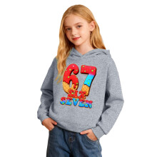 Boys Graphic Hooded Pullover Sweatshirt with Pocket – Soft, Lightweight Fleece Hoodie for Kids & Youth, Casual Streetwear