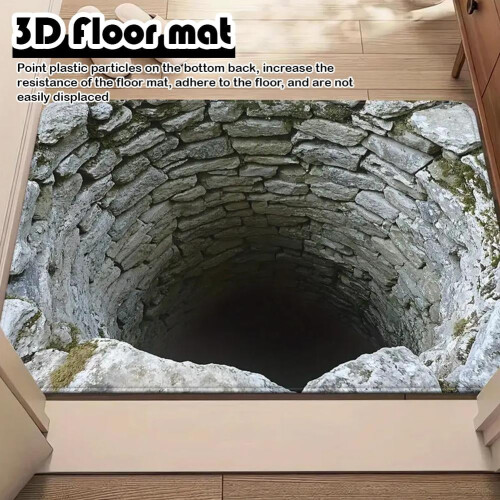 3D optische illusie vloermat 40x60cm 1