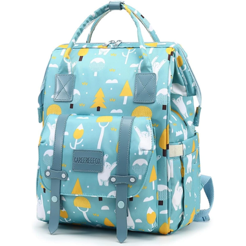 Waterproof Baby Diaper Backpack – Large Capacity, Dry/Wet