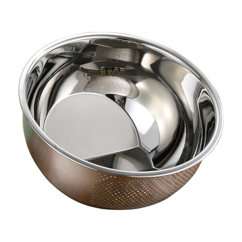 Stainless Steel Rotating Drain Basket 24cm 1
